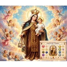 Mesa Radiónica Virgen del Carmen: Curso Online de Sanación y Protección Espiritual